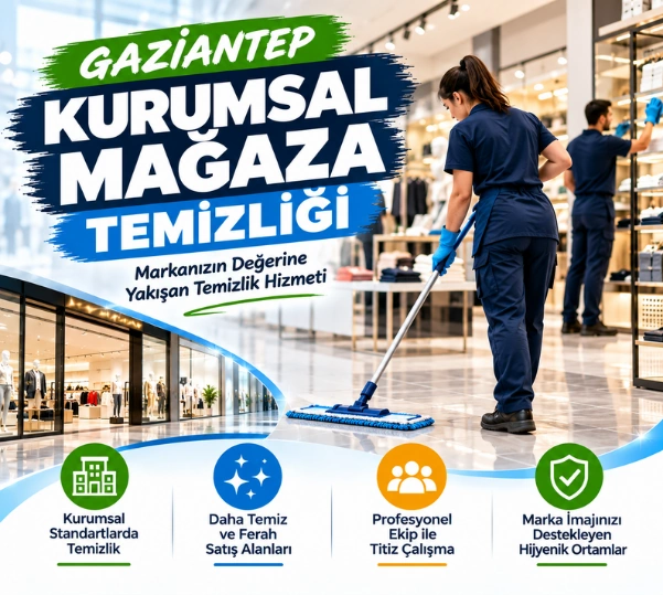 gziantep kurumsal mağaza temizliği