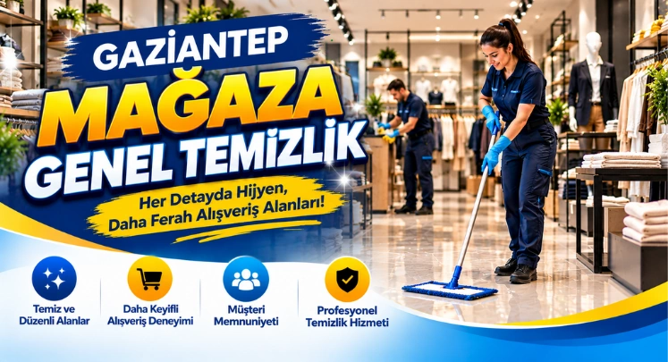 gaziantep mağaza genel temizlik